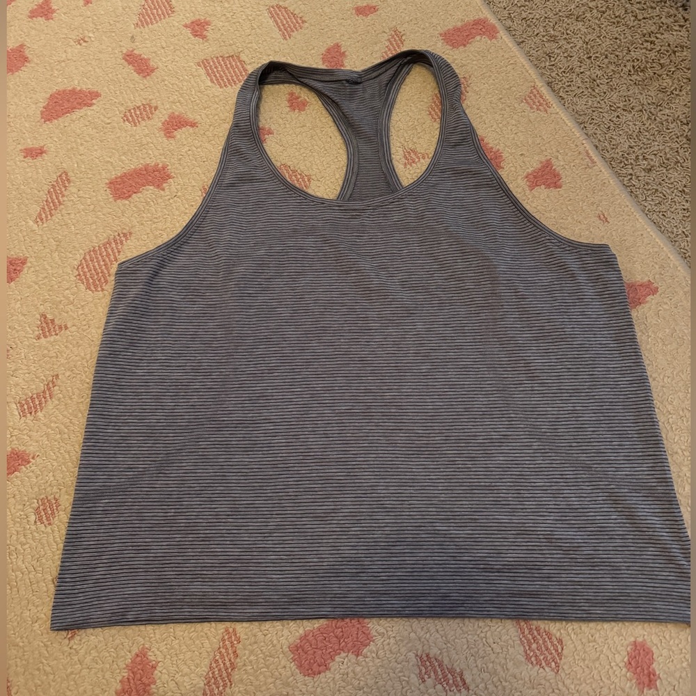 Grey lululemon swiftly tech rb tank 2.0 race